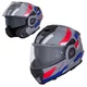 Kask motocyklowy szczękowy W-TEC Zoroz P/J ∙ wizjer pinlock ∙ osłona przeciwsłoneczna ∙ wentylacja - Błyszczący trójkolorowy - Błyszczący trójkolorowy