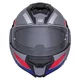 Kask motocyklowy szczękowy W-TEC Zoroz P/J ∙ wizjer pinlock ∙ osłona przeciwsłoneczna ∙ wentylacja - Błyszczący trójkolorowy