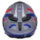 Kask motocyklowy szczękowy W-TEC Zoroz P/J ∙ wizjer pinlock ∙ osłona przeciwsłoneczna ∙ wentylacja - Błyszczący trójkolorowy