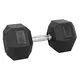 Hantle sześciokątne inSPORTline Hexsteel 2-40 kg ∙ antypoślizgowe uchwyty ∙ gumowana powłoka
