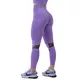 Legginsy damskie z wysokim stanem Nebbia FIT Activewear 443 - Czarny - Liliowy