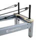 Reformer do pilatesu inSPORTline Oquiler ∙ system sprężynowy ∙ nośność 150 kg ∙ rama aluminiowa ∙ box w zestawie - Różowy
