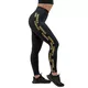 Damskie legginsy z wysokim stanem Nebbia INTENSE Iconic 834 - Black/Gold - Black/Gold
