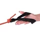 Gumowy ekspander do ćwiczeń inSPORTline Morpo ∙ 200 cm długości ∙ opór 2,6 kg ∙ uchwyty + karabińczyk