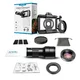 Zestaw teleobiektyw i makro Apexel TM6 ∙ zoom optyczny 6x ∙ ogniskowa makro 150 mm ∙ kompatybilny z iOS/Android ∙ antyrefleksyjne powłoki ∙ waga 203 g