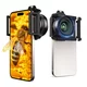 Apexel obiektyw makro zoom 10x-20x ∙ zmiennoogniskowy ∙ uniwersalny klips ∙ do iOS/Android ∙ lekki design