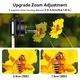 Apexel obiektyw makro zoom 10x-20x ∙ zmiennoogniskowy ∙ uniwersalny klips ∙ do iOS/Android ∙ lekki design