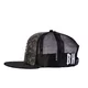 Czapka z daszkiem Black Heart Bastard Skull Trucker ∙ siatka ∙ regulowana ∙ bejsbolówka - khaki-czarny