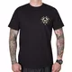 Koszulka motocyklowa T-shirt BLACK HEART Chopper King - Czarny