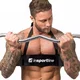 Pas usztywniający do ćwiczeń bicepsów (Blaster) inSPORTline Bicipi ∙ blokada łokci ∙ regulowany pas 64 cm ∙ pianka EVA - Czarny