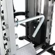 Profesjonalna brama / suwnica Smitha inSPORTline CC700 ∙ 2×100 kg stos ∙ wyciągi, poręcze, akcesoria ∙ solidna konstrukcja - Czarny