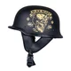 Kask motocyklowy otwarty W-TEC Feldberg ∙ vintage ∙ lekki 880 g ∙ skorupa ABS ∙ DOT ∙ matowy - Czarny