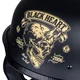 Kask motocyklowy otwarty W-TEC Feldberg ∙ vintage ∙ lekki 880 g ∙ skorupa ABS ∙ DOT ∙ matowy - Czarny