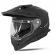 Kask motocyklowy 3w1 matowy W-TEC Valso - Czarny - Czarny
