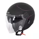 Kask otwarty ma motor, skuter z blendą W-TEC Vernante - Black Matt - Rosanero