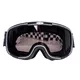 Gogle motocyklowe w stylu retro vintage W-TEC Chesster - szachownica
