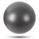 Piłka gimnastyczna inSPORTline Stretch Ball 65 cm ∙ z podstawą BallBase ∙ wypustki masujące ∙ nośność 200 kg ∙ piktogramy ćwiczeń - Czarny