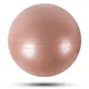 Piłka gimnastyczna inSPORTline Stretch Ball 65 cm ∙ z podstawą BallBase ∙ wypustki masujące ∙ nośność 200 kg ∙ piktogramy ćwiczeń - Czarny