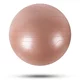 Piłka gimnastyczna inSPORTline Stretch Ball Ø 55 cm ∙ antypoślizgowa ∙ wypustki masujące ∙ nośność 200 kg ∙ pompka w zestawie - Miętowy - mus mokka