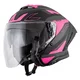 Kask motocyklowy W-TEC Voltik Shockrose ∙ blenda przeciwsłoneczna ∙ system wentylacji ∙ wyjmowana wyściółka - Różowy - Różowy