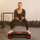 Step fitness / aerobik inSPORTline AS250 ∙ 3 poziomy wysokości ∙ antypoślizgowy ∙ stabilne nóżki ∙ lekki 4,2 kg - Czarno-czerwony