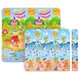 Zwijana mata dziecięca inSPORTline Lhotino 200x180x1,5 cm ∙ dwustronna ∙ pianka EPE ∙ antypoślizgowa ∙ z motywem ∙ bezpieczna EN 71 - Puzzle/Morze - Plaża/Gospodarstwo rolne