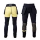 Legginsy motocyklowe damskie W-TEC Lukrecia Evo ∙ wzmocnienie aramidowe ∙ wyjmowane protektory kolan ∙ 4 praktyczne kieszenie ∙ elastyczny materiał - Czarny