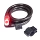 Zapięcie rowerowe, zamek szyfrowy W-TEC Bahrand 12*1800mm ze światłem LED