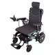 Elektryczny wózek inwalidzki inSPORTline Hawkie Evo II ∙ 700 W ∙ regulowane oparcie ∙ 130 kg - Srebrny - Zielony