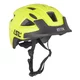 Dziecięcy kask rowerowy ISL Lumiro ∙ wyjmowana lampka LED USB-C ∙ 9 otworów wentylacyjnych ∙ regulacja pokrętłem ∙ In-Mold - Neon Yellow