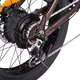 Składany rower elektryczny typu fat bike inSPORTline ISL Baxom 840Wh 20" - Czarny