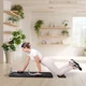 Reformer do pilatesu inSPORTline Trancer Basic ∙ antypoślizgowa deska ∙ składana konstrukcja ∙ stacja na telefon - Czarny