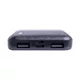 Powerbank inSPORTline PowerFive II slim 5 000 mAh ∙ 2x USB-A 5V/2A ∙ szybkie ładowanie ∙ polimerowa bateria ∙ waga 125 g ∙ LED