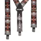Szelki motocyklowe W-TEC Black Heart Suspenders - Warhawk - Cross Skull