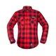 Koszula flanelowa męska motocyklowa W-TEC Black Heart Respector II - Czerwono-czarny - Czerwono-czarny