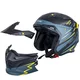 Kask motocyklowy modułowy W-TEC Badalone Graphic ∙ zapięcie mikrometryczne ∙ miejsce na interkom ∙ zdejmowana szczęka