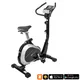 Rower treningowy magnetyczny inSPORTline Klegan ∙ cicha praca ∙ 8 poziomów obciążenia ∙ regulacja siodełka i kierownicy ∙ czujniki tętna ∙ Bluetooth - Czarno-srebrny