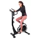 Rower treningowy magnetyczny inSPORTline Klegan ∙ cicha praca ∙ 8 poziomów obciążenia ∙ regulacja siodełka i kierownicy ∙ czujniki tętna ∙ Bluetooth - Czarno-srebrny