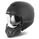 Kask modułowy motocyklowy W-TEC Satalone ∙ 2 w 1 ∙ homologacja ∙ skorupa ABS ∙ wyjmowana wyściółka ∙ zapięcie mikrometryczne - Black Matt