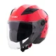 Kask motocyklowy otwarty W-TEC Barcela Carmesi ∙ blenda przeciwsłoneczna ∙ regulowana wentylacja ∙ homologacja - Czerwony - Czerwony