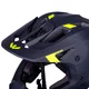 Kask downhillowy full face W-TEC Calheto ∙ odpinany regulowany daszek ∙ wentylacja 16 otworów ∙ wyjmowana wyściółka - Black Neon