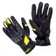 Skórzane rękawice motocyklowe W-TEC Kudavo - Czarny-fluo