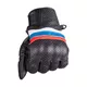 Letnie skórzane rękawice motocyklowe W-TEC Laudero - Beżowy