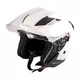 Kask motocyklowy otwarty z blendą W-TEC Putta - Biały perłowy