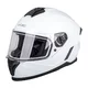Kask integralny dziecięcy W-TEC Basmeck ∙ homologacja ∙ ABS ∙ zamykana wentylacja ∙ wyjmowana wyściółka ∙ zapięcie mikrometryczne - błyszczący biały - błyszczący biały