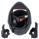 Kask integralny dziecięcy W-TEC Basmeck ∙ homologacja ∙ ABS ∙ zamykana wentylacja ∙ wyjmowana wyściółka ∙ zapięcie mikrometryczne - błyszczący biały