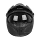 Kask motocyklowy modułowy W-TEC Badalone ∙ 3w1 ∙ zdejmowany daszek ∙ osłona przeciwsłoneczna ∙ kompatybilny z interkomem - Czarny matowy