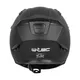Kask motocyklowy modułowy W-TEC Badalone ∙ 3w1 ∙ zdejmowany daszek ∙ osłona przeciwsłoneczna ∙ kompatybilny z interkomem - Czarny matowy