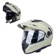 Kask motocyklowy enduro Flip-Up W-TEC Biscaia P/J - Czarny błyszczący