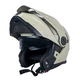 Kask motocyklowy enduro Flip-Up W-TEC Biscaia P/J - Czarny błyszczący